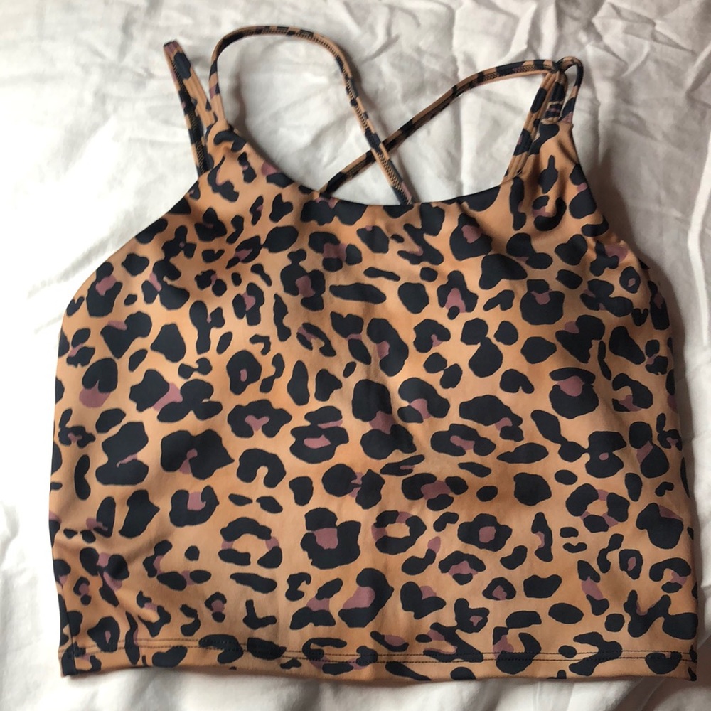 Campsnail Workout Top - Size Small - Cheetah